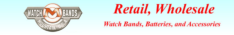 Watch bands including leather bands, metal bands, PVC bands, nylon bands
